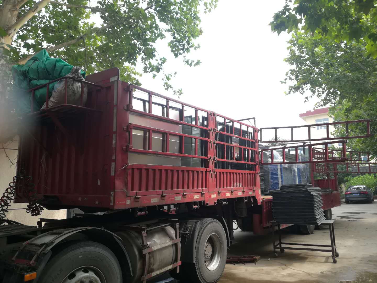 山東奧德中央廚房項目 進(jìn)場